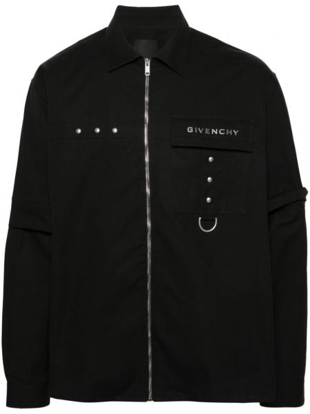 Medvilninė marškiniai su užtrauktuku Givenchy