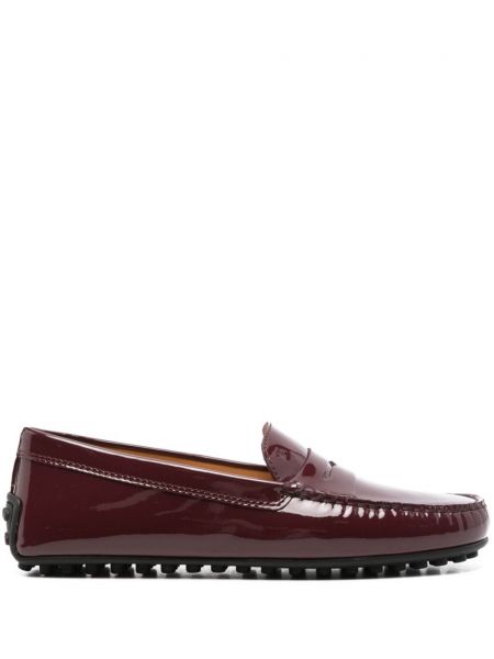 Læder loafers Tod's rød