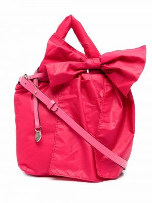 Shopper handtasche mit schleife Red(v)