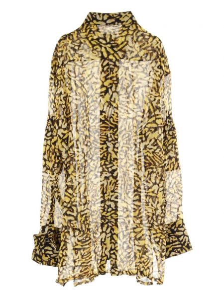 Chemise à imprimé à imprimé léopard Givenchy Pre-owned