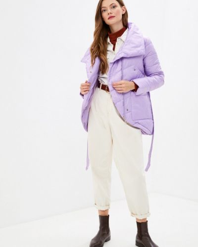 Утепленная демисезонная куртка Fadjo фиолетовая