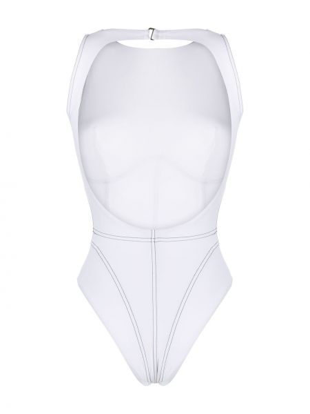 Stroj kąpielowy jednoczęściowy Noire Swimwear biały