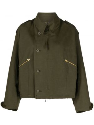 Jacke mit geknöpfter aus baumwoll Fortela grün