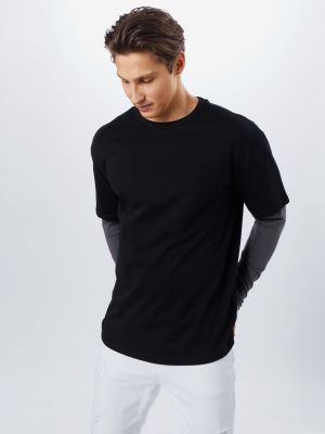 Polo marškinėliai oversize Urban Classics juoda