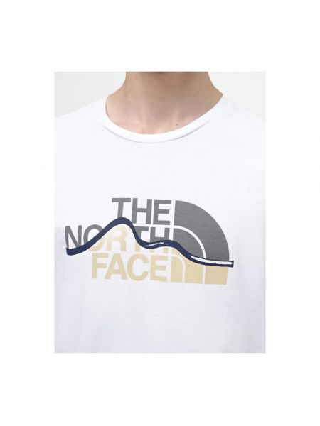 Camiseta de algodón The North Face blanco