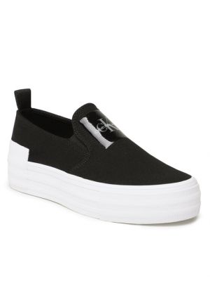 Slip-on ниски обувки без ток Calvin Klein Jeans черно