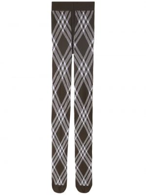 Volnene hlačne nogavice s karirastim vzorcem Burberry