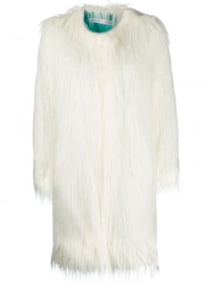 Manteau de fourrure oversize Alabama Muse blanc