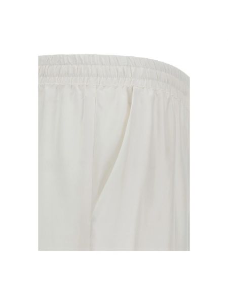 Pantalones de seda P.a.r.o.s.h. blanco