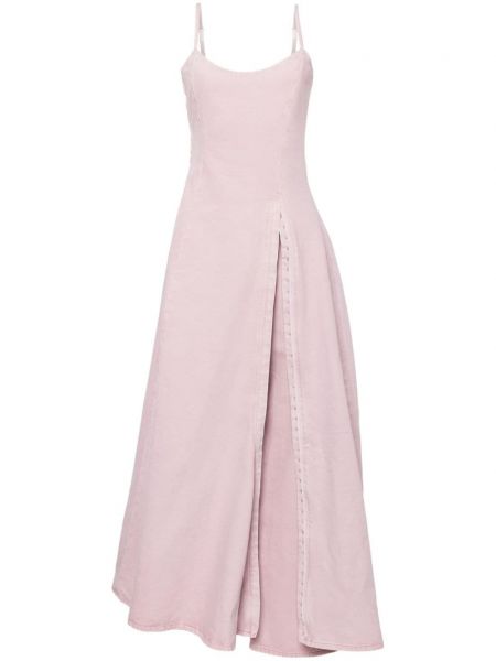 Μάξι φόρεμα Y Project ροζ