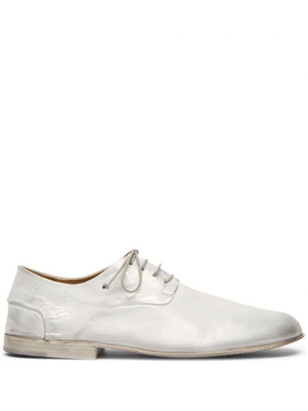 Pantofi derby din piele Marsell argintiu