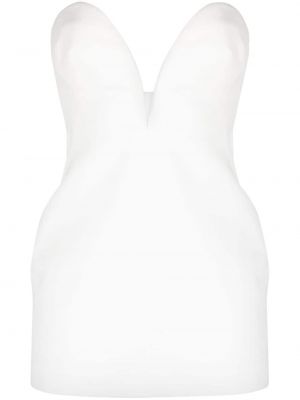 Κοκτέιλ φόρεμα Mônot λευκό