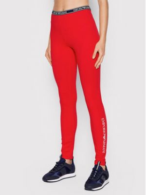 Leggings slim fit Emporio Armani Underwear roșu