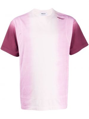 Camiseta con estampado manga corta con efecto degradado Ambush rosa