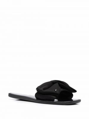 Slip on sandály s mašlí Kate Spade černé