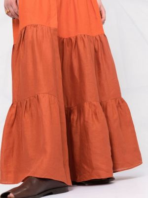 Dlouhé šaty Kiton oranžové