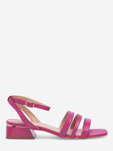Růžové kožené sandály Sergio Bardi