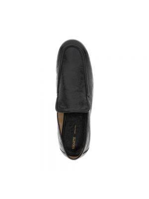 Loafers de cuero Khaite negro