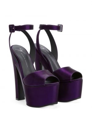 Sandales à plateforme Giuseppe Zanotti violet