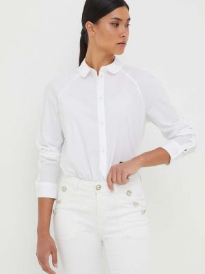 Koszula bawełniana Armani Exchange biała