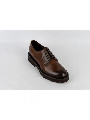 Zapatos derby de cuero con tacón Doucal's marrón