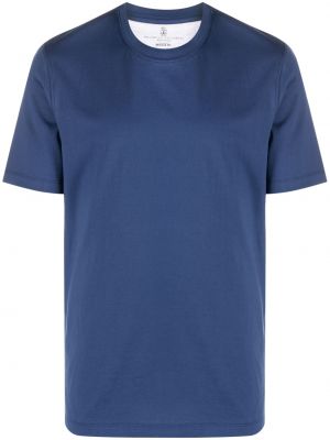 T-shirt Brunello Cucinelli blå