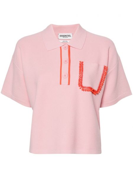 Polo krekls Essentiel Antwerp rozā
