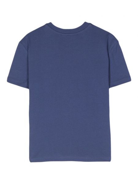 Bavlněné tričko Chiara Ferragni modré