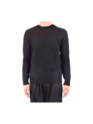 Dzianinowy sweter z okrągłym dekoltem Dondup czarny