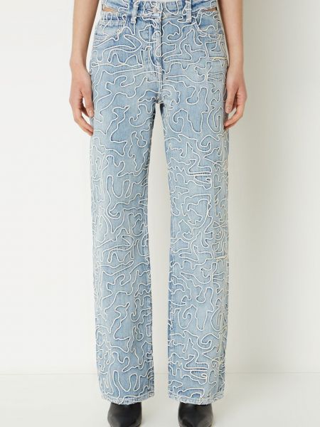 Голубые прямые джинсы Iro