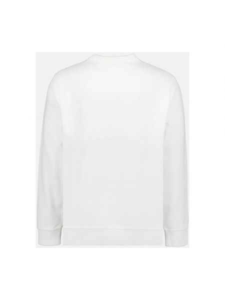 Długa bluza z długim rękawem z okrągłym dekoltem Burberry biała
