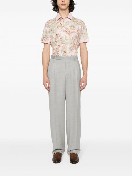 Spodnie relaxed fit Brioni szare