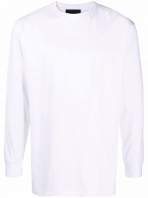 Camiseta de manga larga manga larga John Richmond blanco