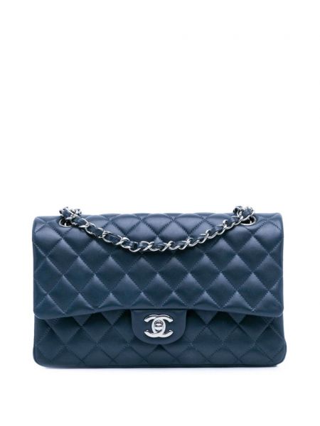 Τσάντα ώμου κλασική Chanel Pre-owned μπλε