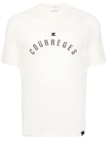 Μπλούζα από διχτυωτό Courreges