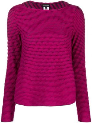 Пуловер Emporio Armani розово