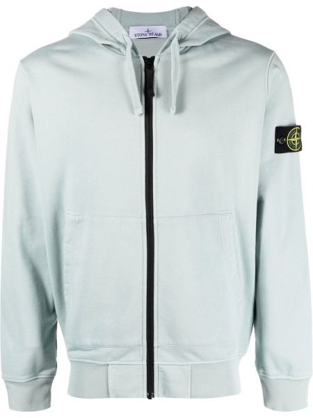 Hoodie Stone Island blå