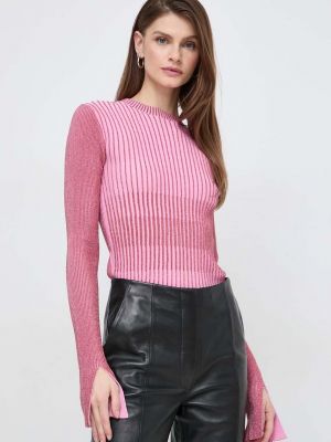 Różowy sweter Patrizia Pepe