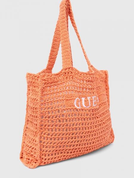 Пляжная сумка Guess оранжевая