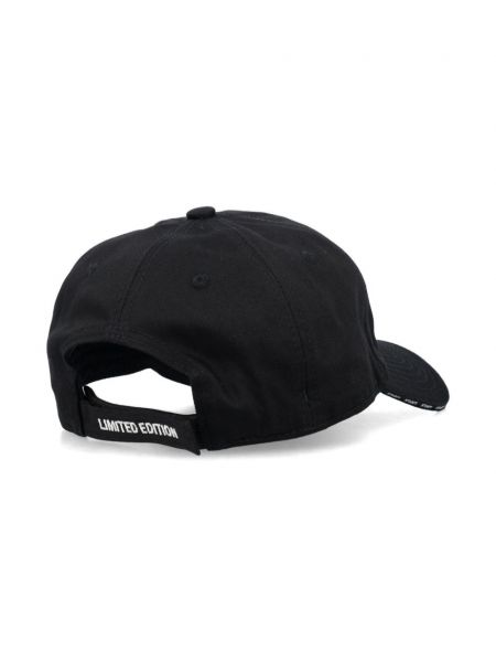 Haftowana czapka z daszkiem Vetements czarna