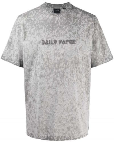 Camiseta con estampado Daily Paper gris