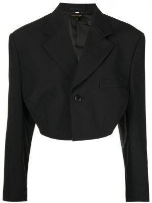 Overdimensjonert ull lang blazer Comme Des Garçons svart