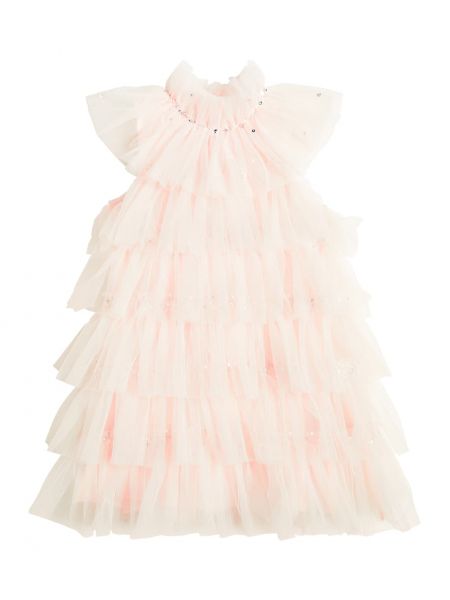 Tyll ruffle dress for jenter Tutu Du Monde rosa