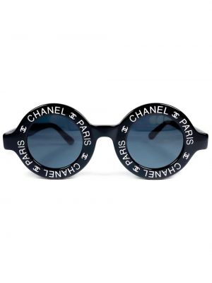 Ochelari de soare cu imagine Chanel Pre-owned