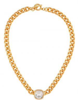 Krištáľový náhrdelník Swarovski zlatá