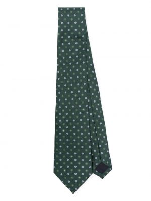 Φλοράλ γραβάτα με σχέδιο Fursac πράσινο