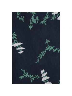 Chaqueta de lino de algodón de flores Ymc You Must Create azul