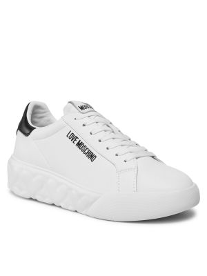 Sneakers Love Moschino λευκό