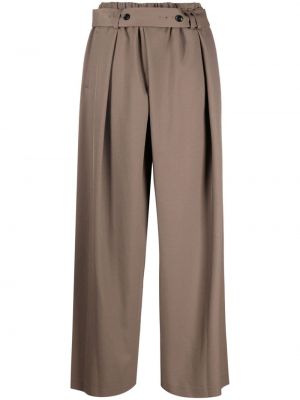 Pantalon large System marron