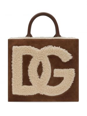 Τσάντα shopper με κέντημα Dolce & Gabbana